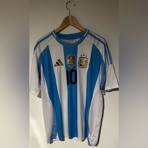 ADIDAS MENS ARGENTINA JERSEY MESSI 2XL